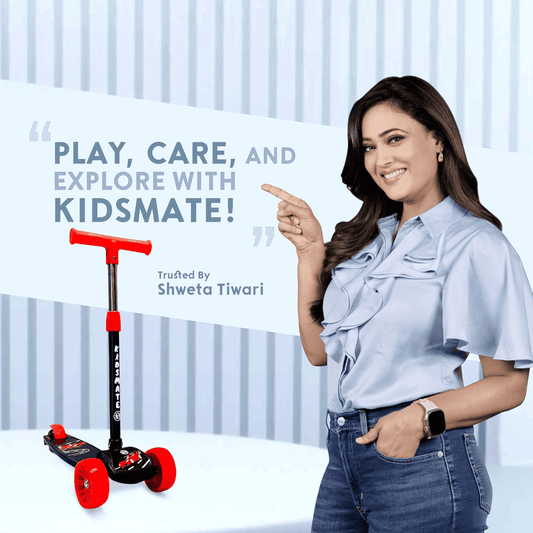 Cruiser 3-Wheel Kick Scooter for Kids (Black)