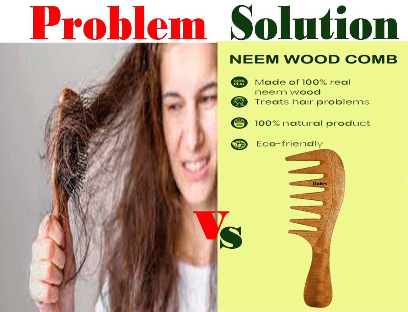 Original Neem Comb Set