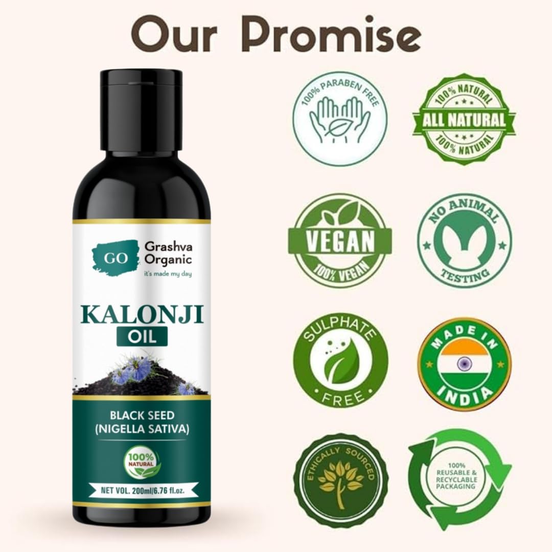 BUY 1 GET 1 (100ml+100ml) Offer - Black Seed Hair Oil