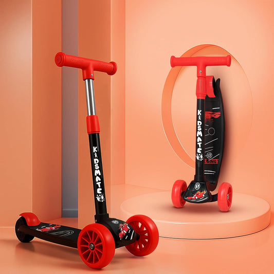 Cruiser 3-Wheel Kick Scooter for Kids (Black)