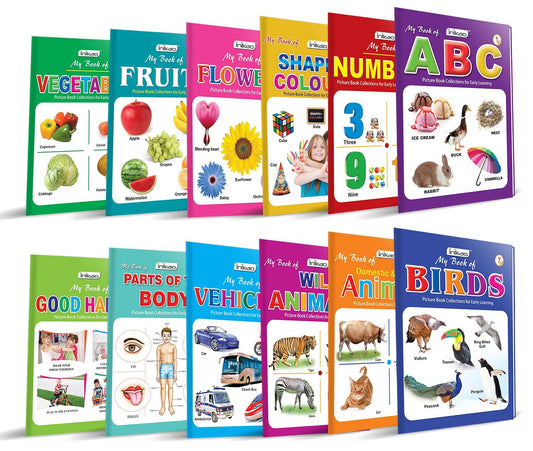 Early Learning Picture Books Collection – Set of 12